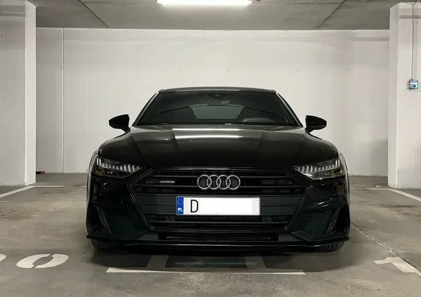 samochody osobowe Audi A7 cena 210000 przebieg: 111000, rok produkcji 2021 z Wrocław